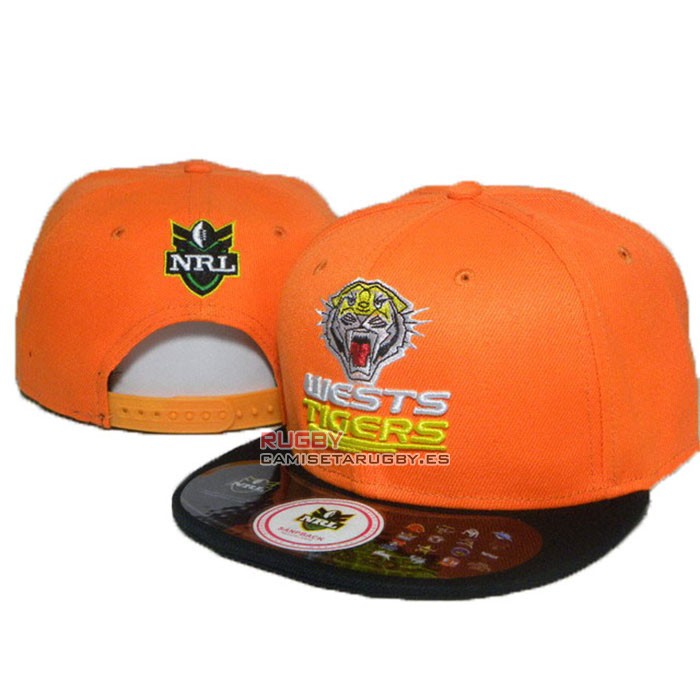 NRL Snapback Gorra Wests Tigers Naranja